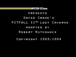 Pitfall II: Lost Caverns Preview