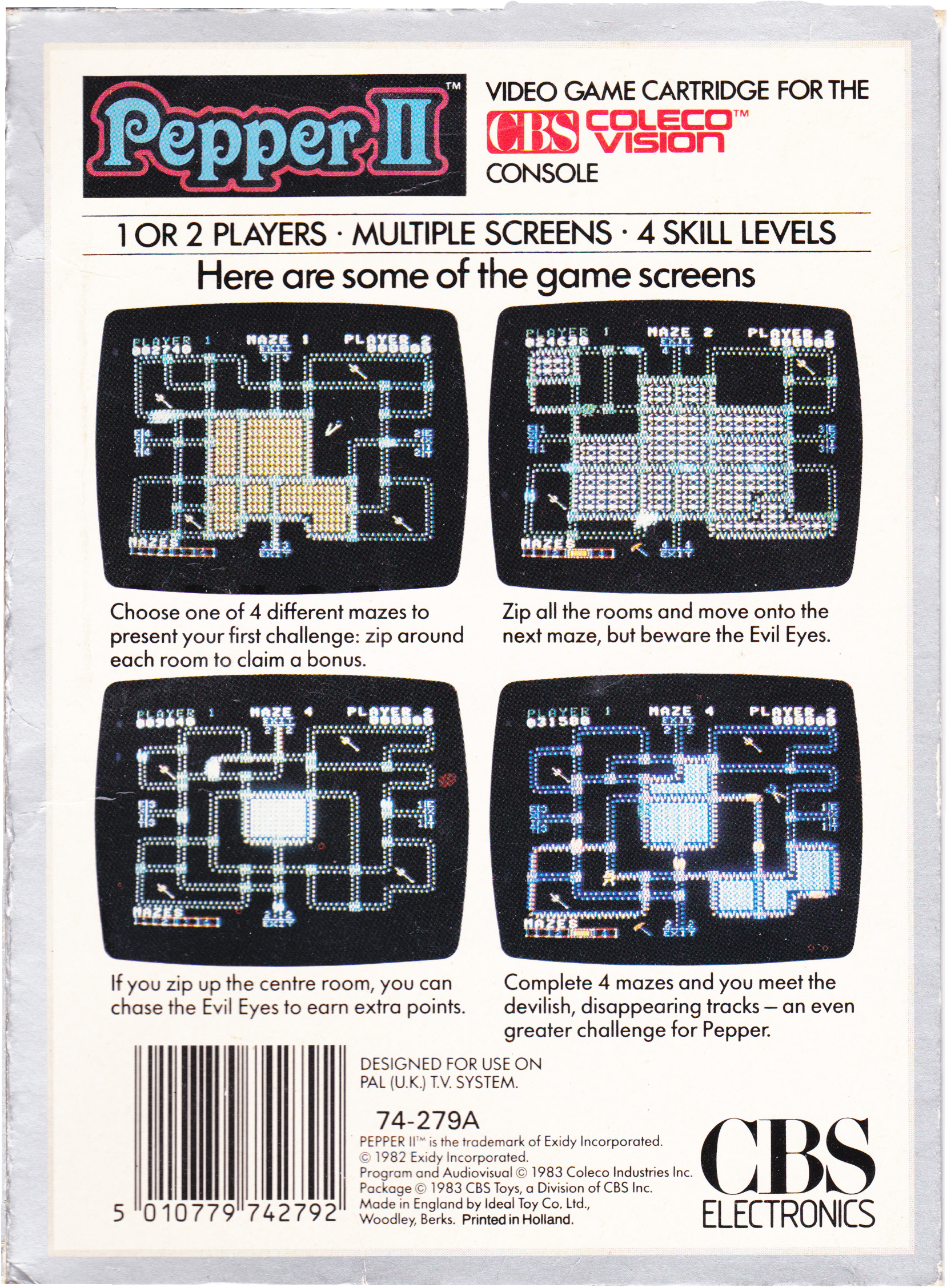 Pepper Ii Cole US Back