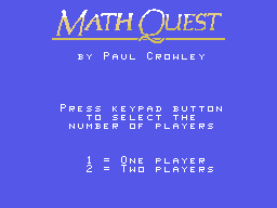 Math Quest Preview