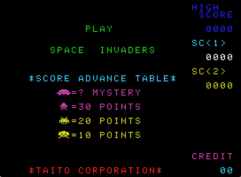 Space Invaders Preview