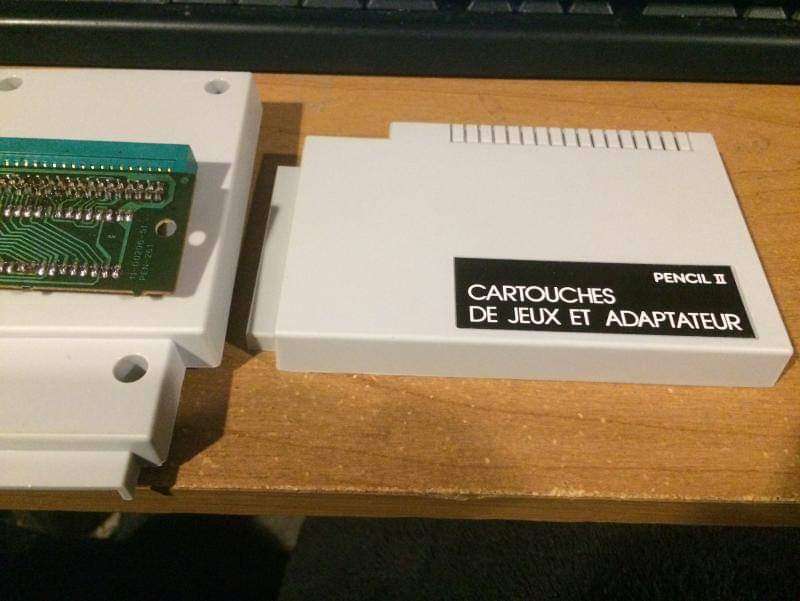 ColecoVision adapter in white shell