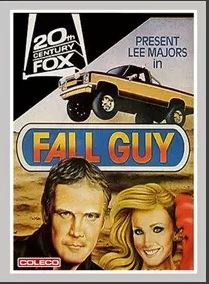 Fall Guy stunt driving game cartridge with steering wheel support