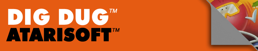 DigDug Alternate Atari ColecoVision Label