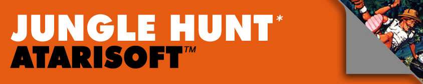 Jungle Hunt Alternate Atari ColecoVision Label