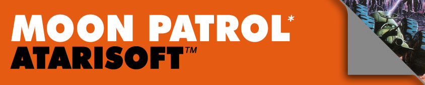 Moon Patrol Alternate Atari ColecoVision Label
