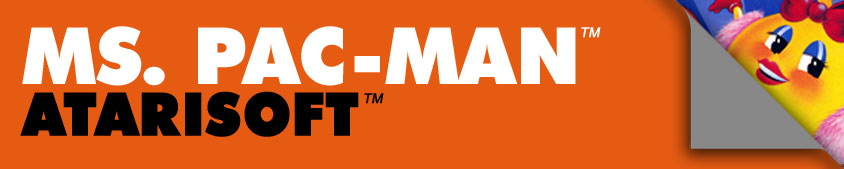 Ms. Pac-Man Alternate Atari ColecoVision Label