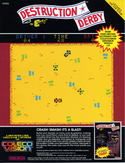 Destructor ColecoVision Game Promotional Poster