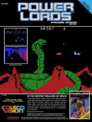 Power Lords ColecoVision Game Poster