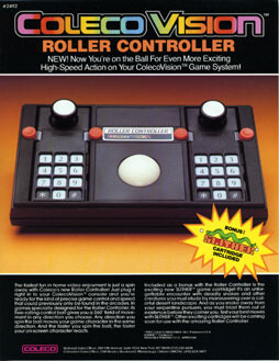ColecoVision Roller Controller Promotional Artwork