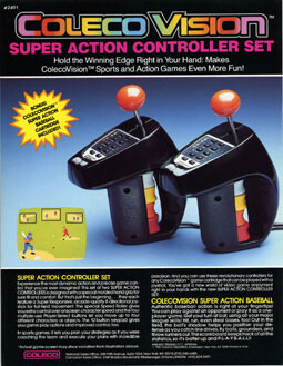 ColecoVision Super Action Controller Promotional Art