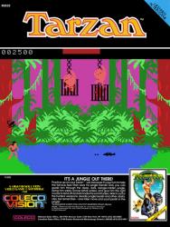 Tarzan ColecoVision Game Poster