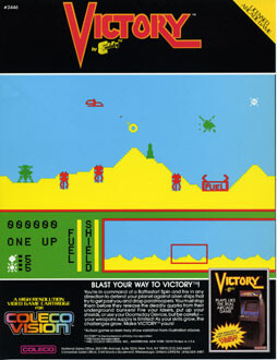 Victory ColecoVision Game Poster