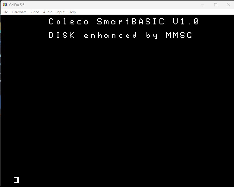 ColEm Emulator Screenshot