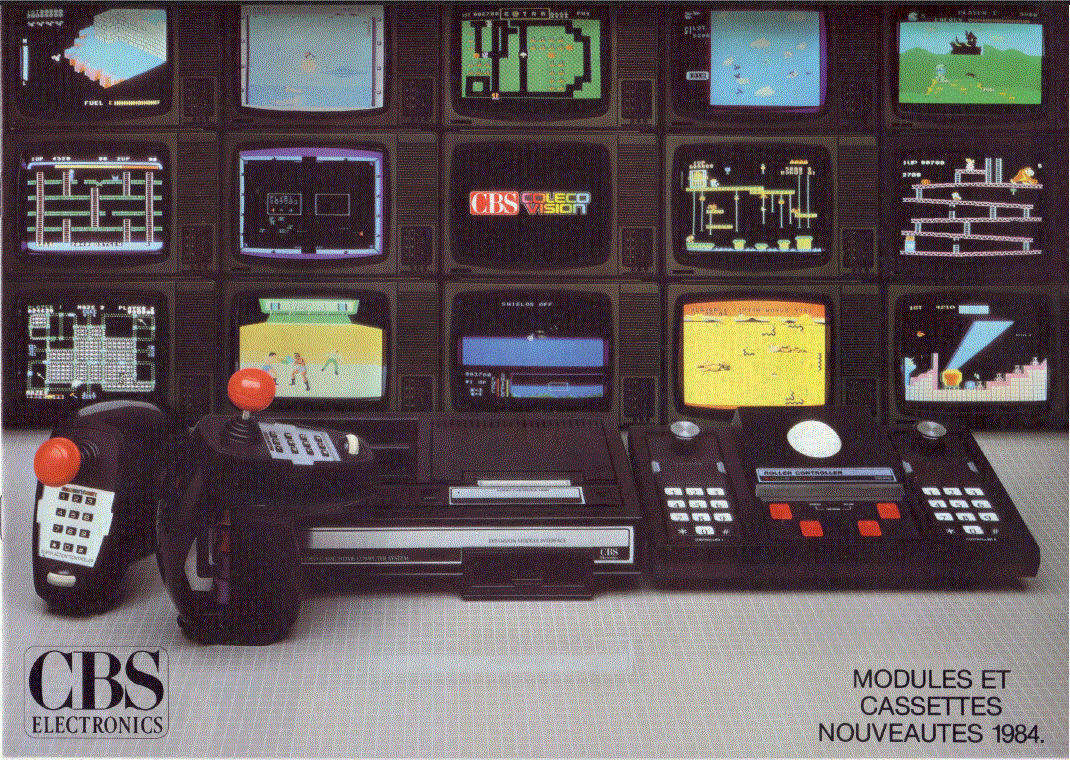 CBS Electronics Modules Et Cassettes 1984 France - French accessories catalog