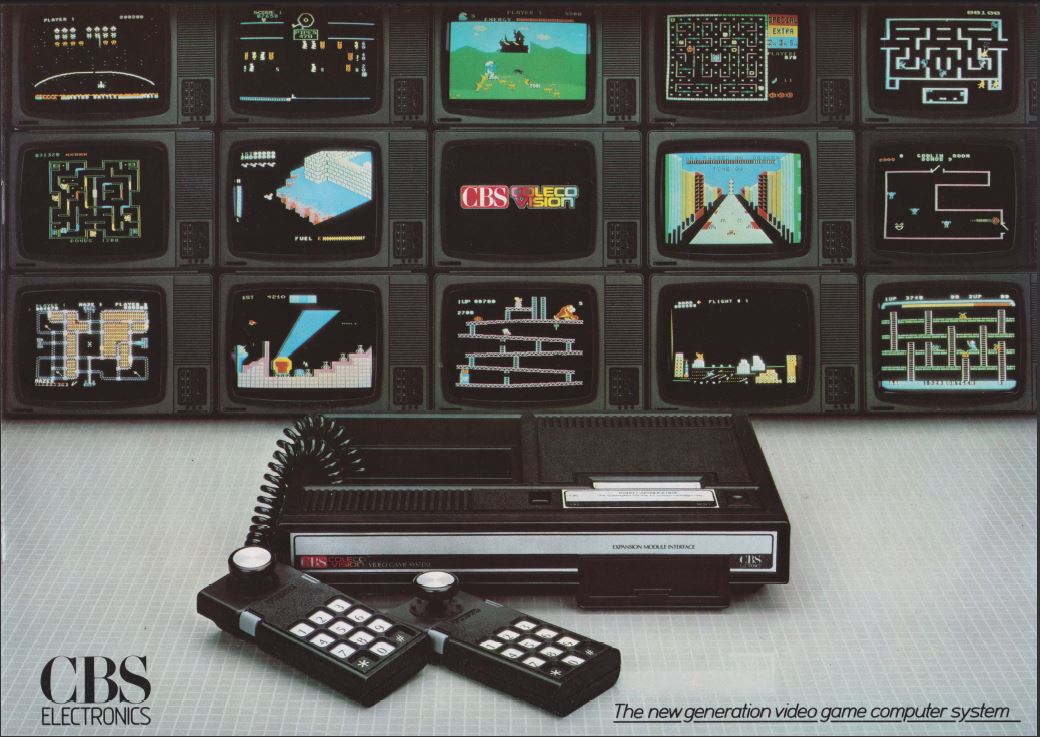 CBS1 ColecoVision Brochure - early CBS Electronics catalog