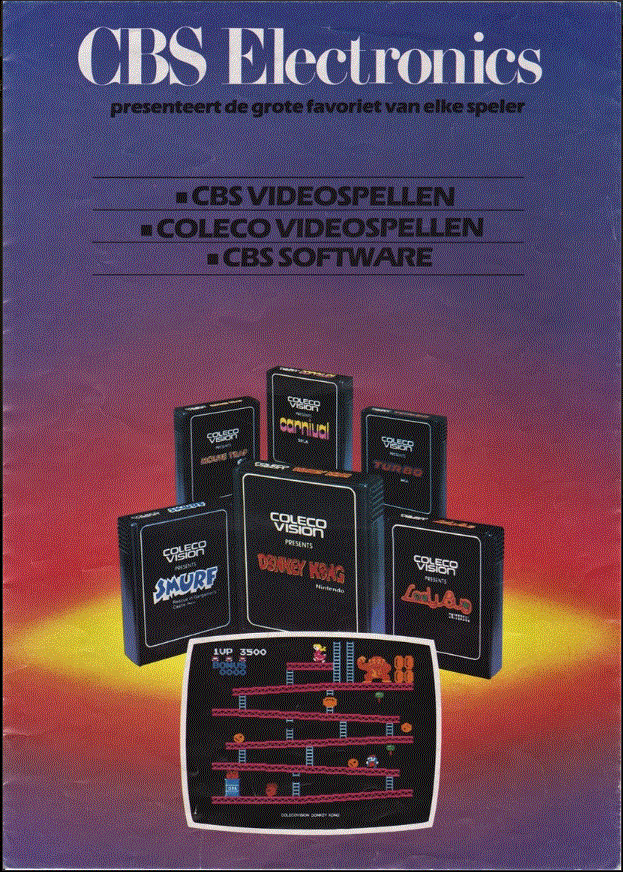 ColecoVision Holland Catalog - Dutch market promotional materials