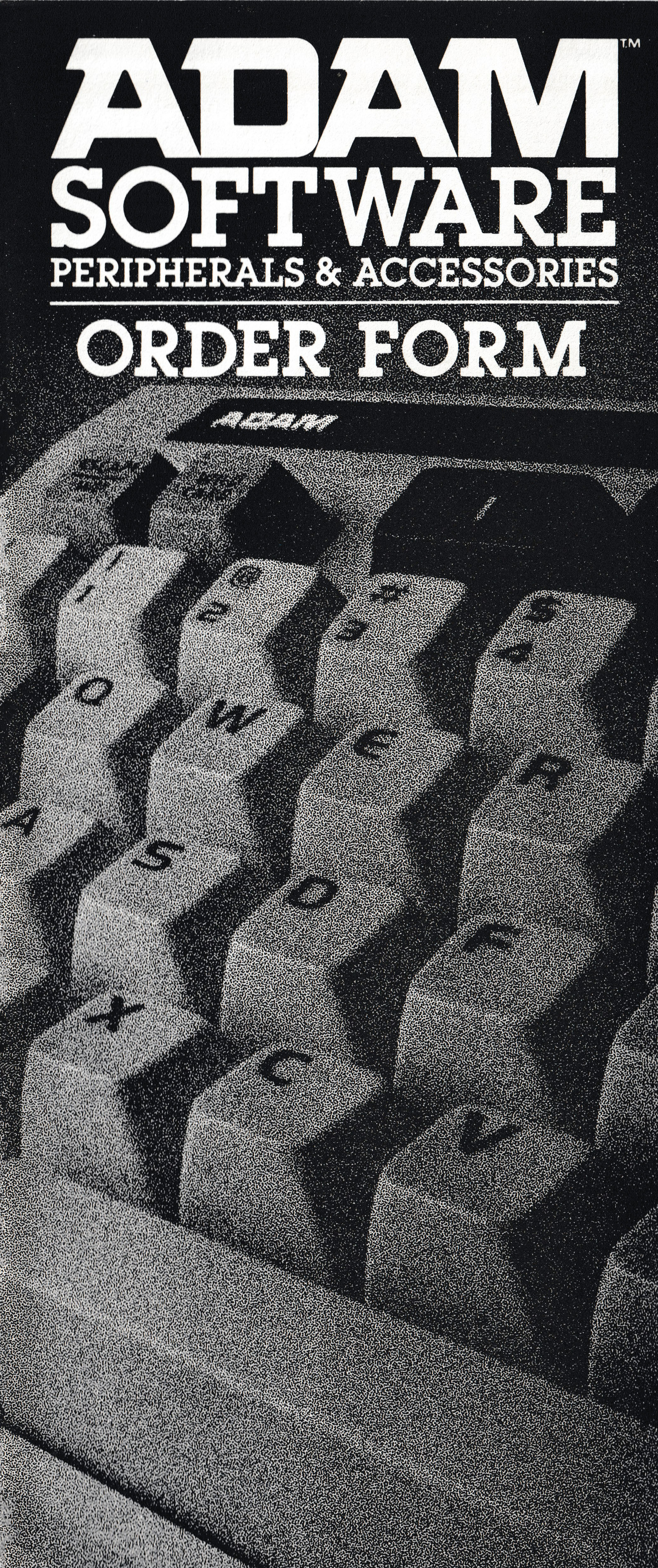 Coleco ADAM Order Form 2 - customer ordering materials