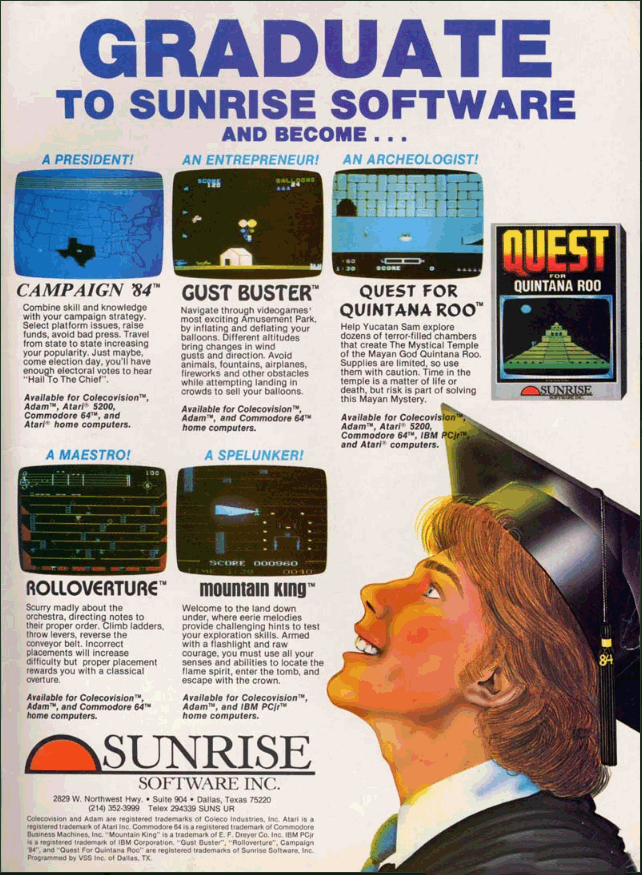 Sunrise Software Catalog - Sunrise publishing catalog