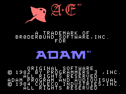 A.E. & Choplifter (Best of Broderbund) Screenshot 1