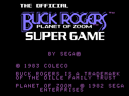 Buck Rogers: Planet of Zoom Screenshot 1