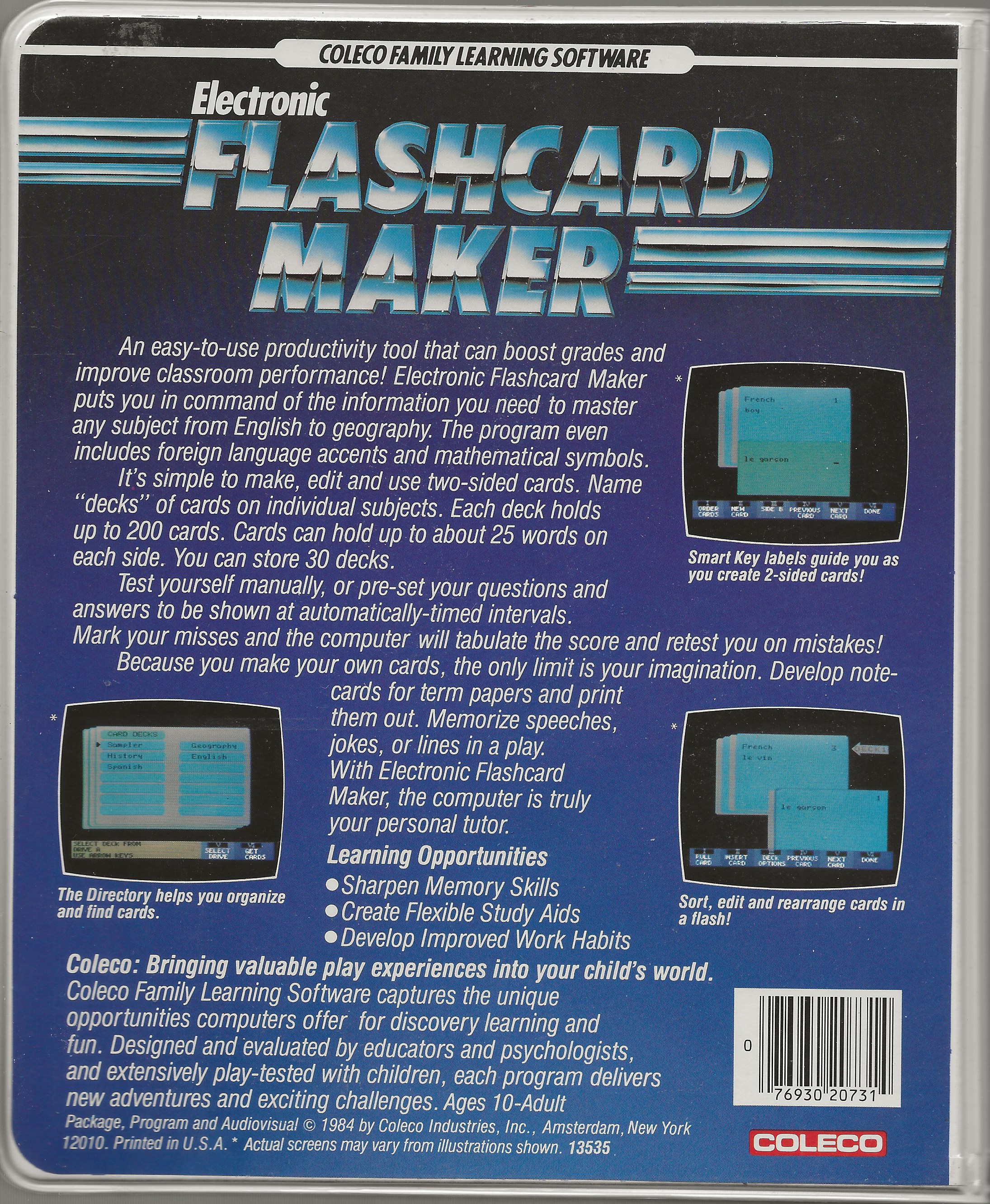 Electronic Flashcard Maker Package