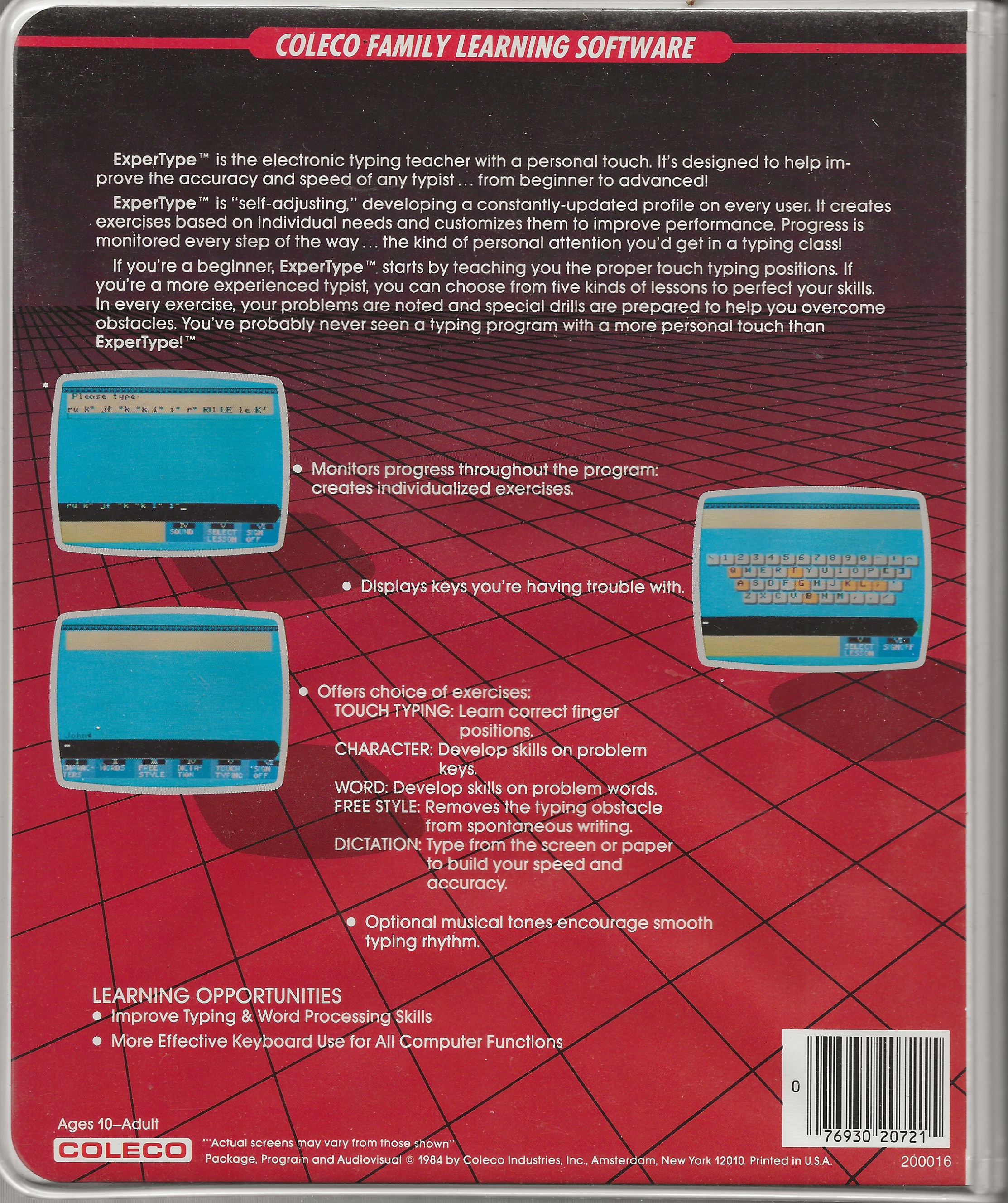 ExperType Variant Back