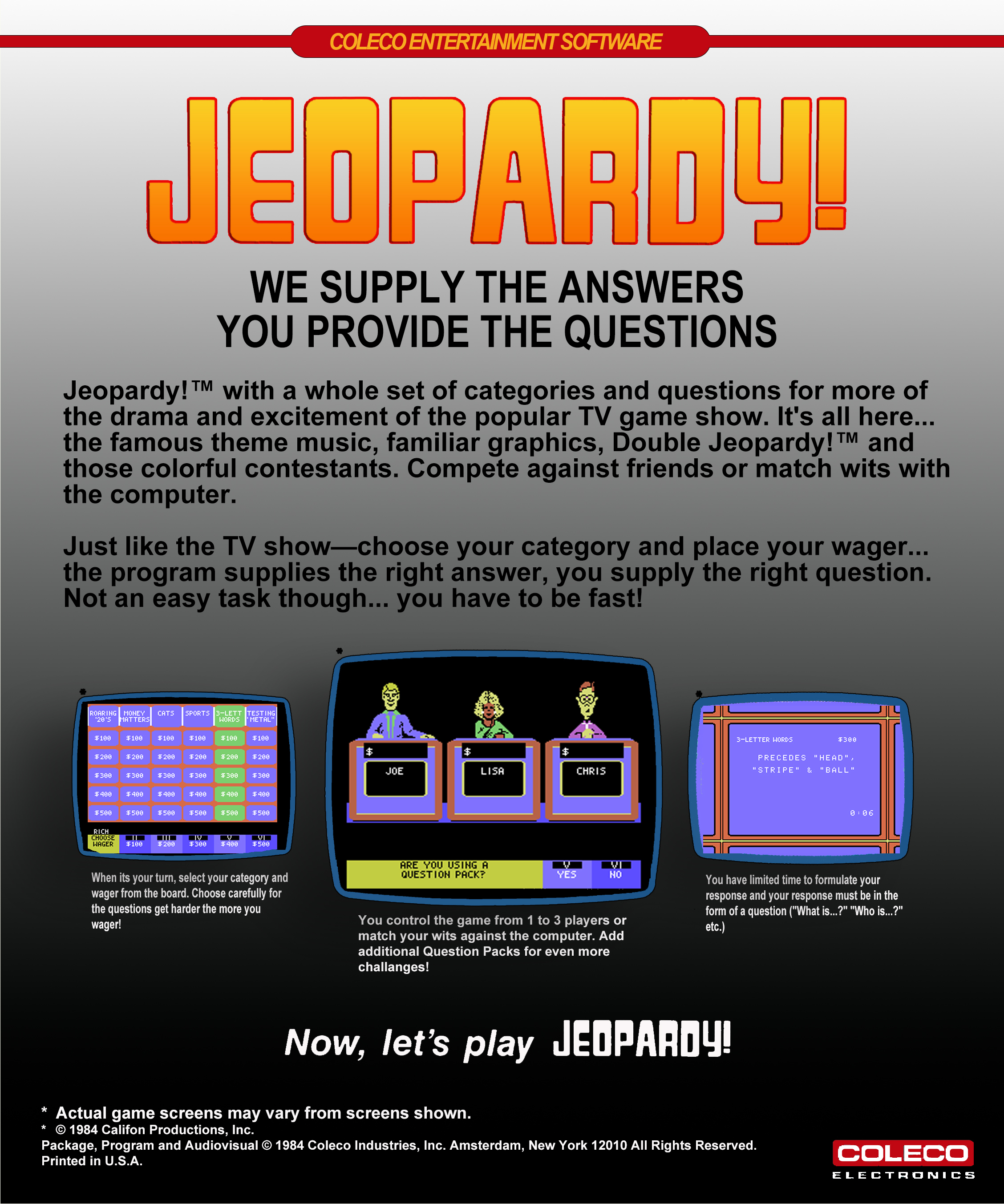 Jeopardy! Package