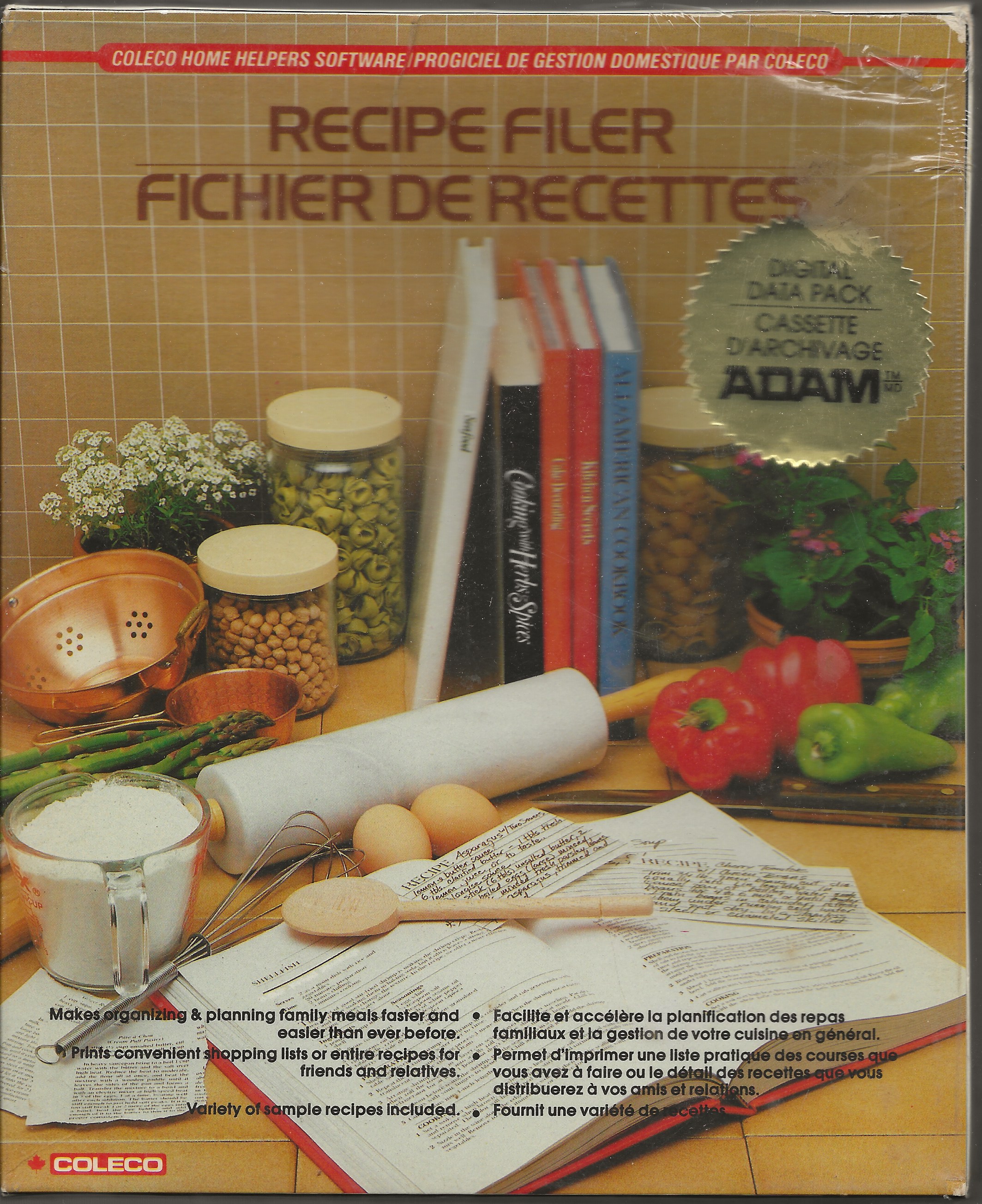 Recipe Filer Canada Front