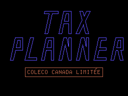 Tax Planner Screenshot 1