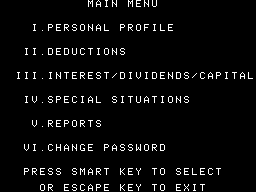 Tax Planner Screenshot 2