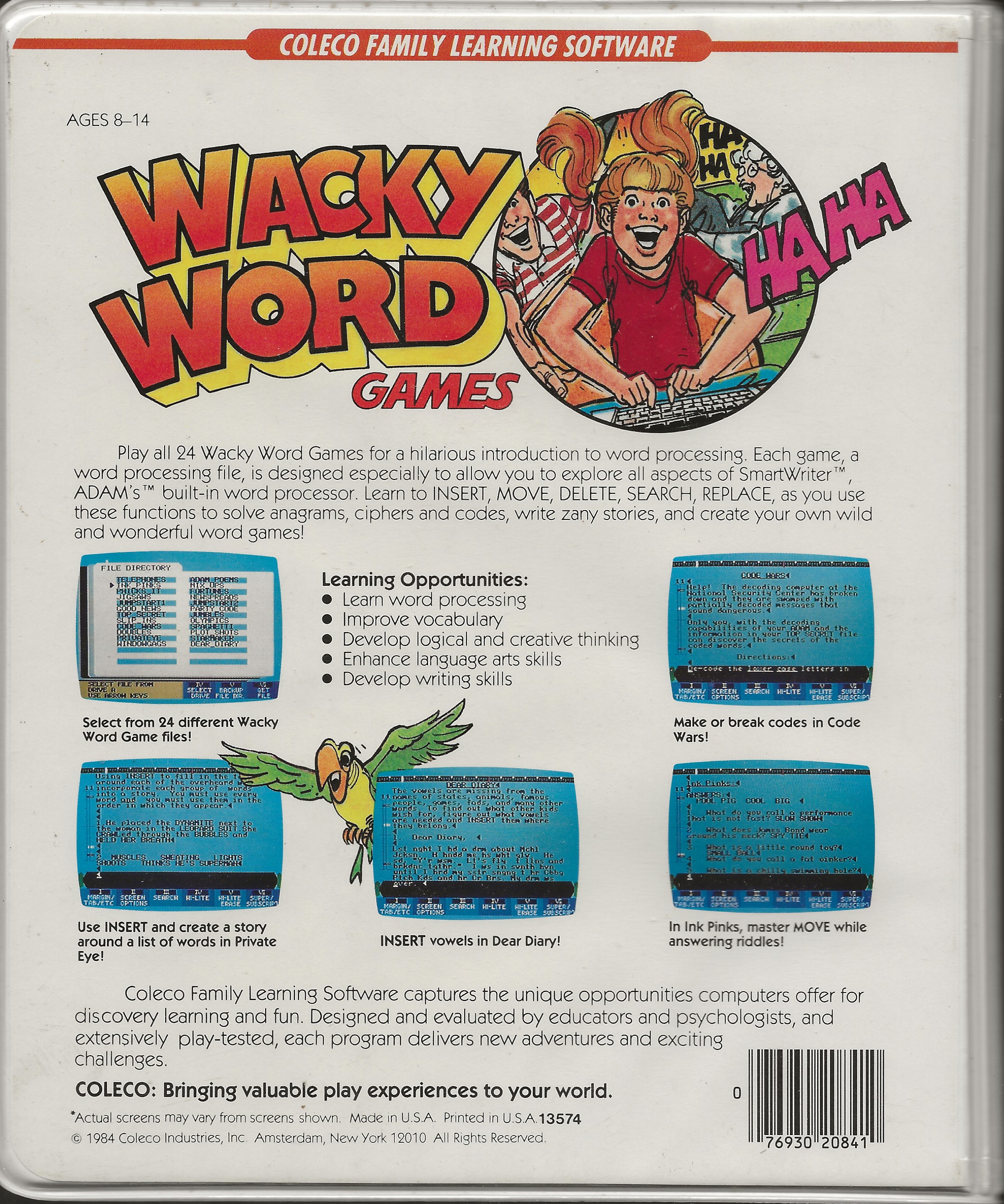Wacky Word Games Package