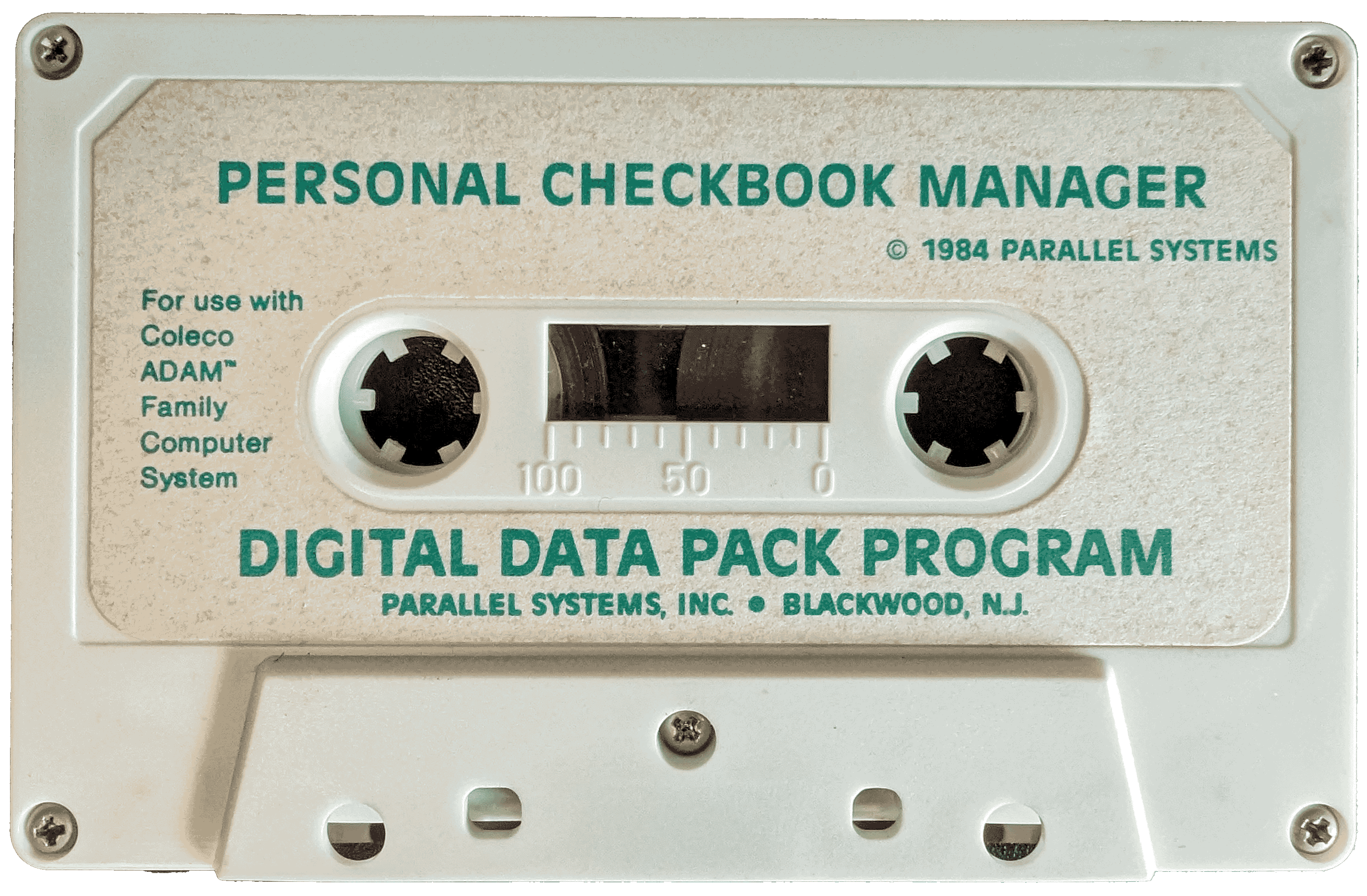 PERSONAL CHECKBOOK MANAGER Data Pack