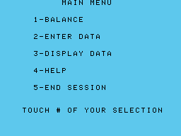 PERSONAL CHECKBOOK MANAGER Screenshot 2