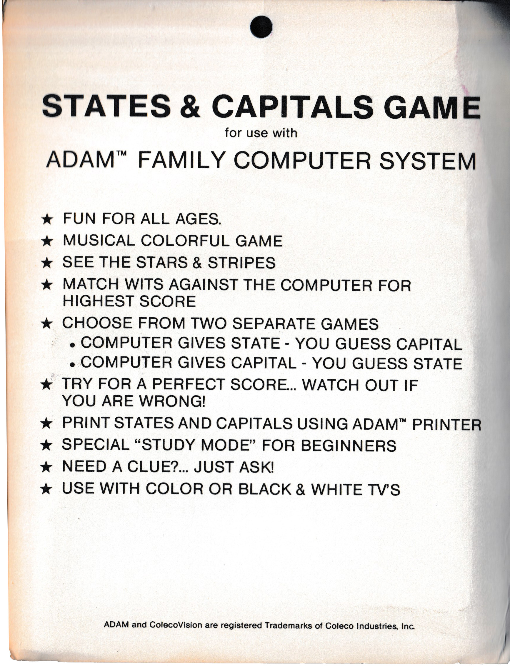 STATES & CAPITALS Package