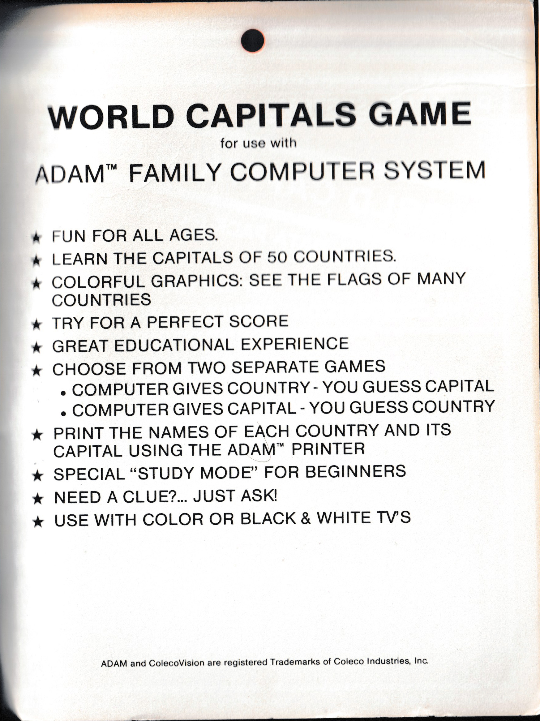 WORLD CAPITALS Package