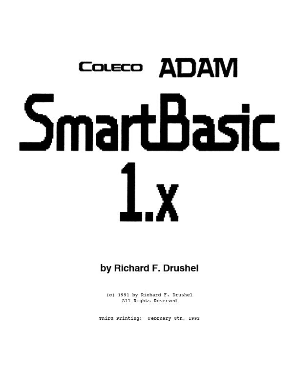 SmartBASIC 1.x Manual
