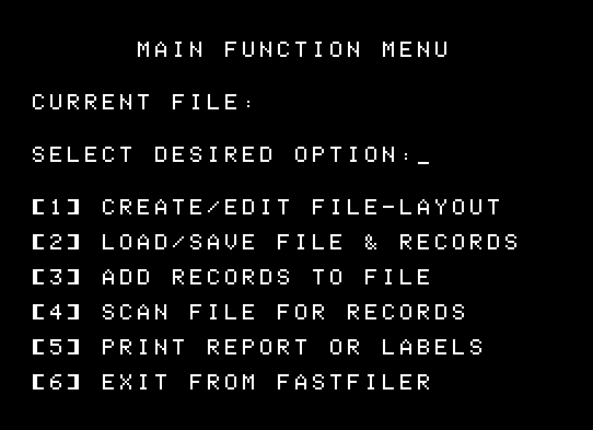 FastFILER Screenshot 1