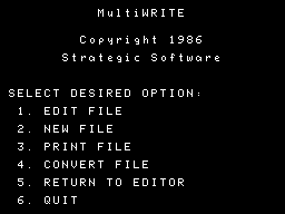 MultiWRITE Screenshot 1