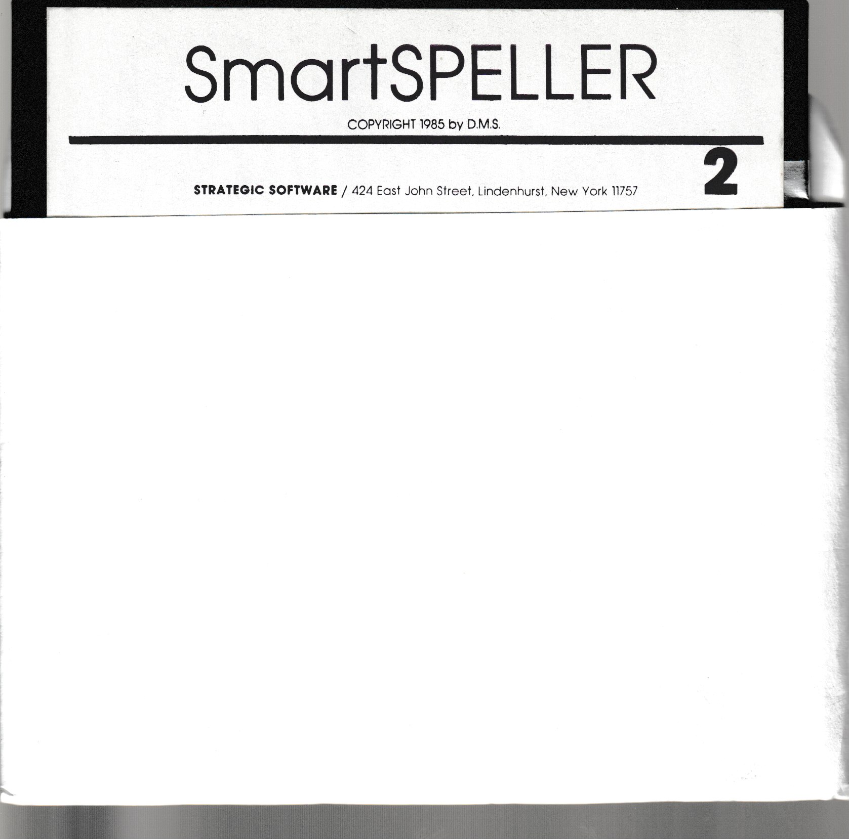 SmartSPELLER Floppy Disk